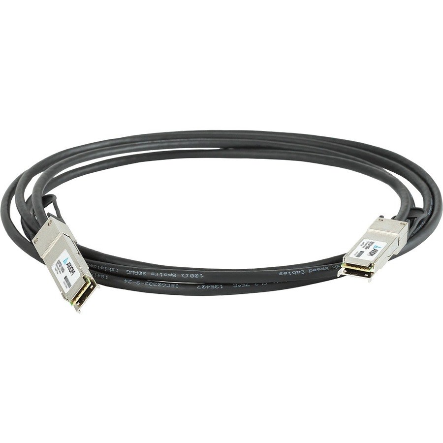 Axiom 100GBASE-CR4 QSFP28 Passive DAC Cable Arista Compatible 1m