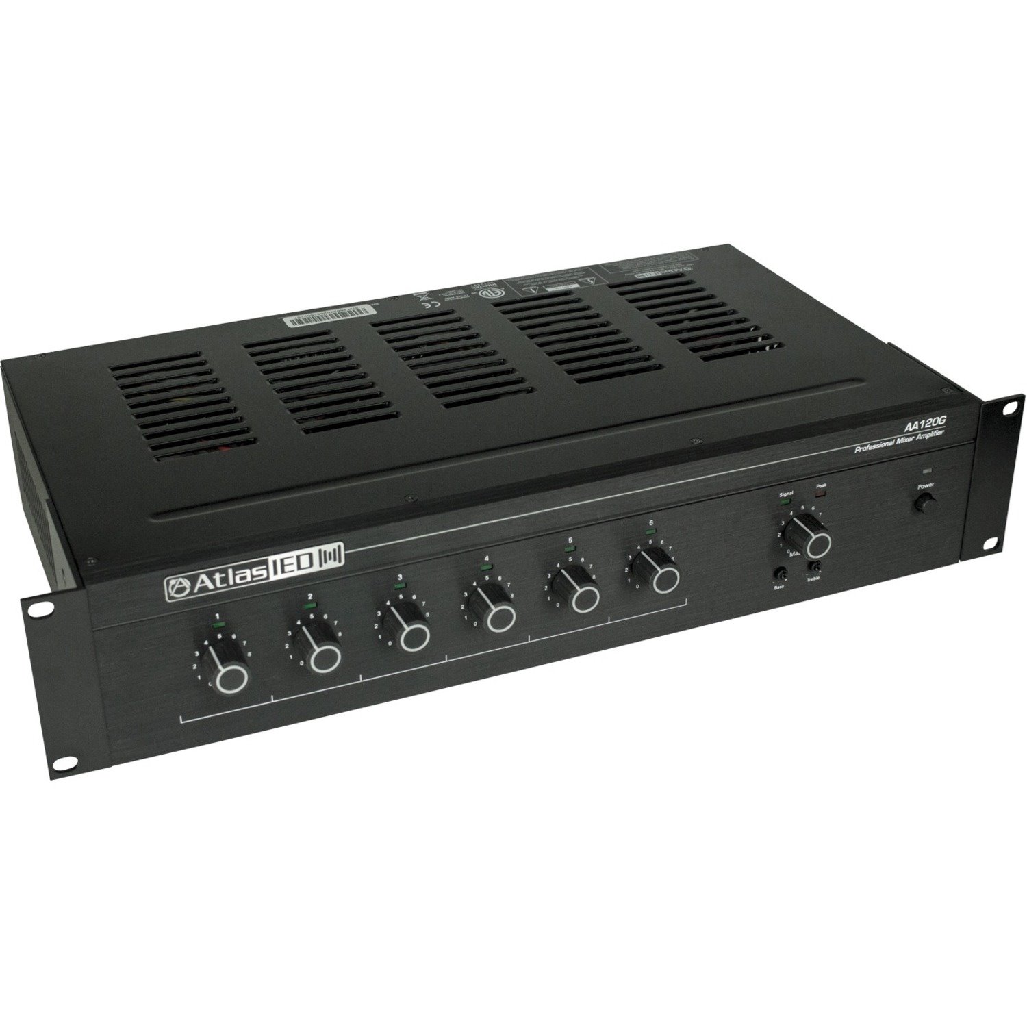 AtlasIED AA120G Amplifier - 120 W RMS - 6 Channel