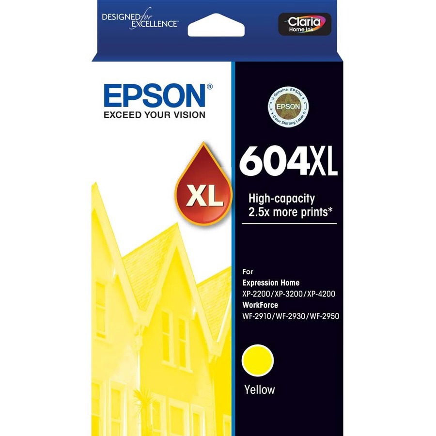 Epson 604XL Original Inkjet Ink Cartridge - Yellow Pack