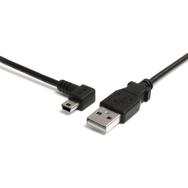 StarTech.com 6 ft Mini USB Cable - A to Left Angle Mini B