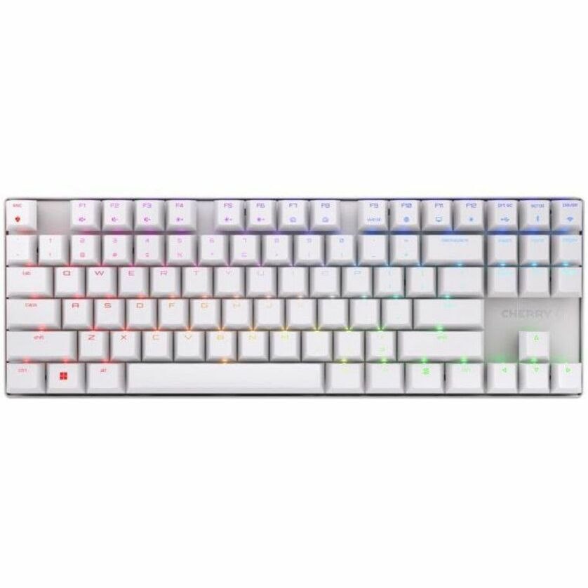 CHERRY MX 8.2 TKL, WIRELESS, MX BROWN RGB SWITCH, White