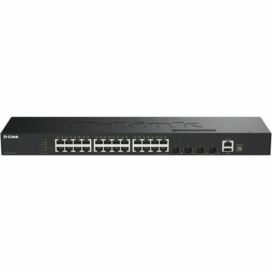 D-Link DGS-1530 DGS-1530-28 24 Ports Manageable Ethernet Switch - Gigabit Ethernet, 10 Gigabit Ethernet - 10/100/1000Base-T, 10GBase-X