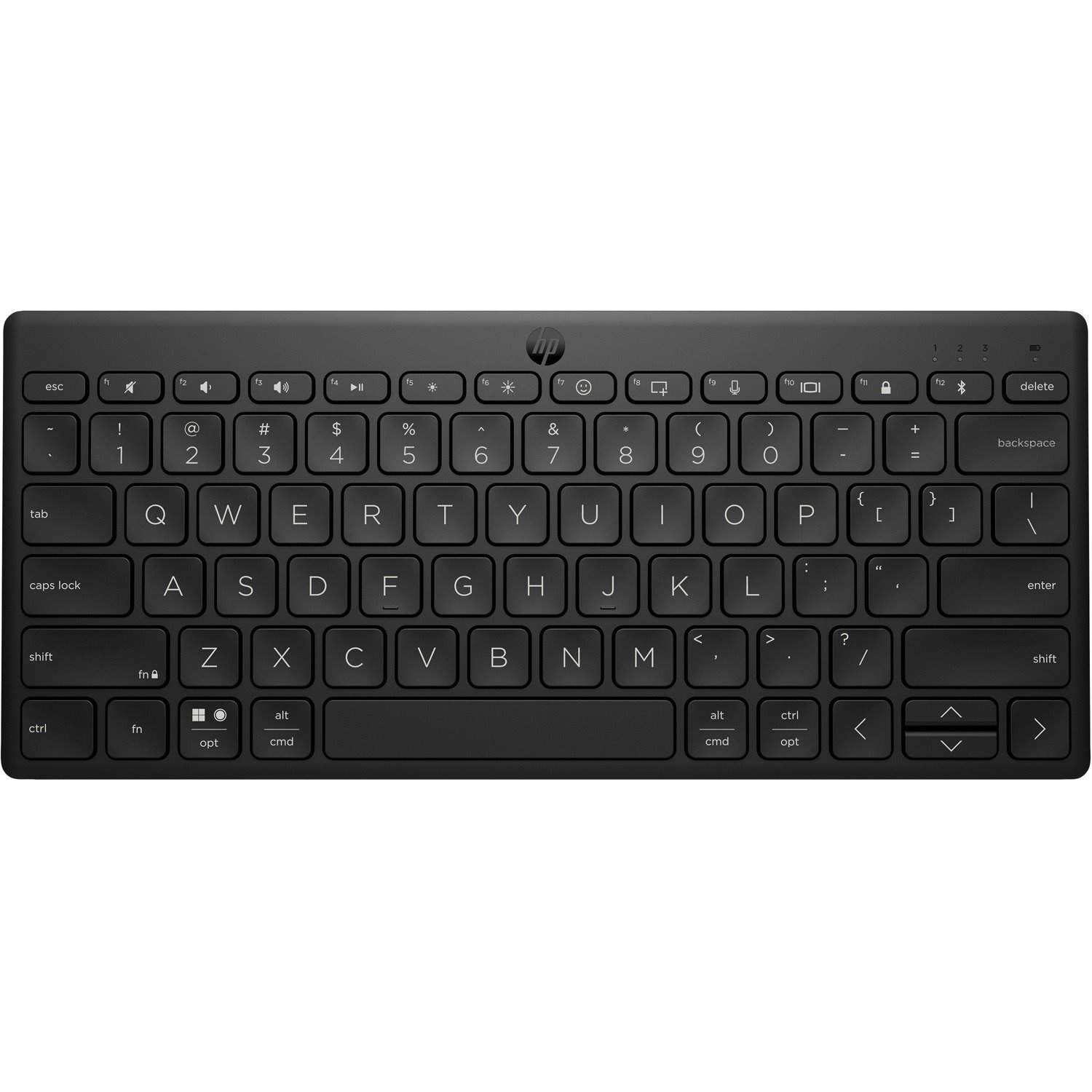 HP 350 Rugged Keyboard - Wireless Connectivity - Black