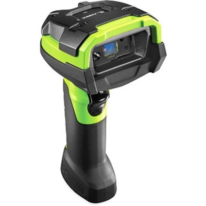 Zebra DS3678-ER Rugged Industrial, Warehouse Handheld Barcode Scanner Kit - Wireless Connectivity - Industrial Green - USB Cable Included