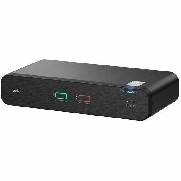Belkin Universal DisplayPort Secure KVM, 2-Port Single Head without CAC