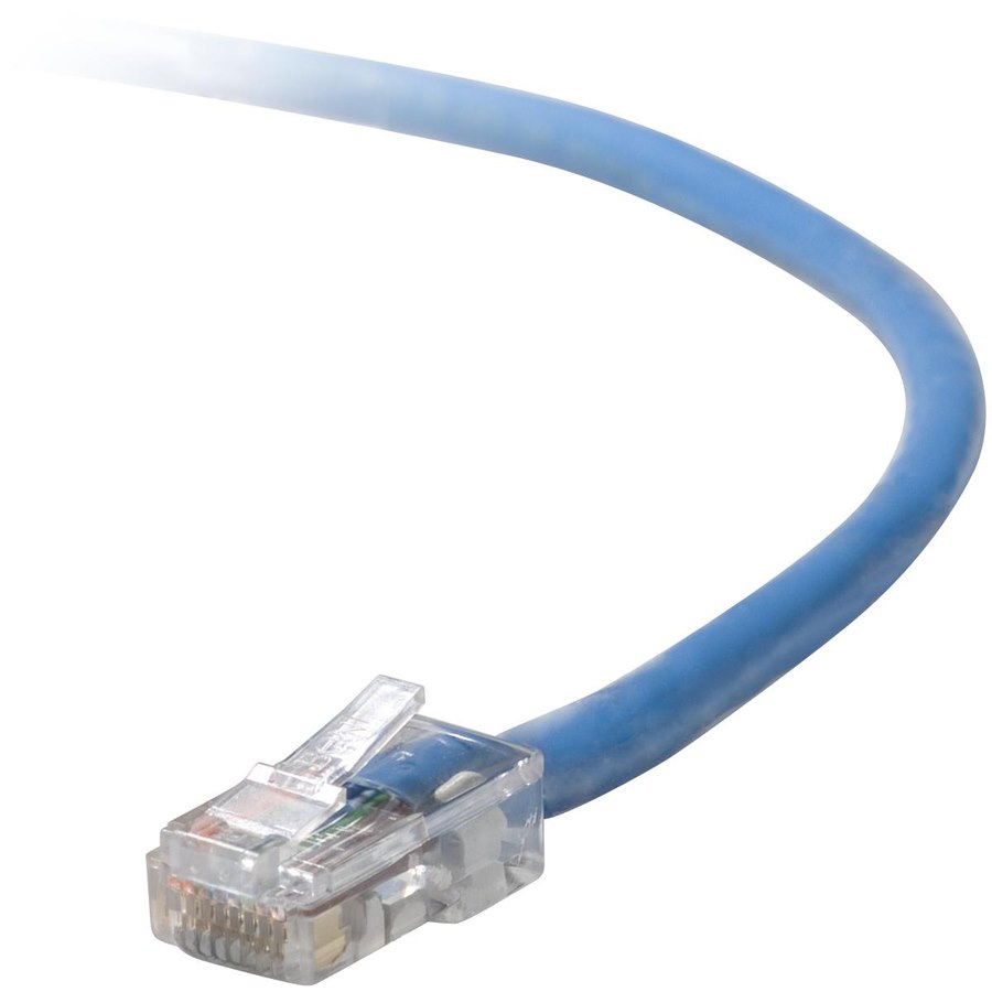 Belkin Cat5e Snagless Patch Cable, 20ft - Blue - Snagless RJ45