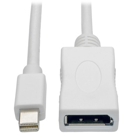 Eaton Tripp Lite Series Keyspan Mini DisplayPort to DisplayPort Adapter Cable (M/F), 4K 60 Hz, DP 1.2, HDCP 2.2, 3 ft. (0.9 m)