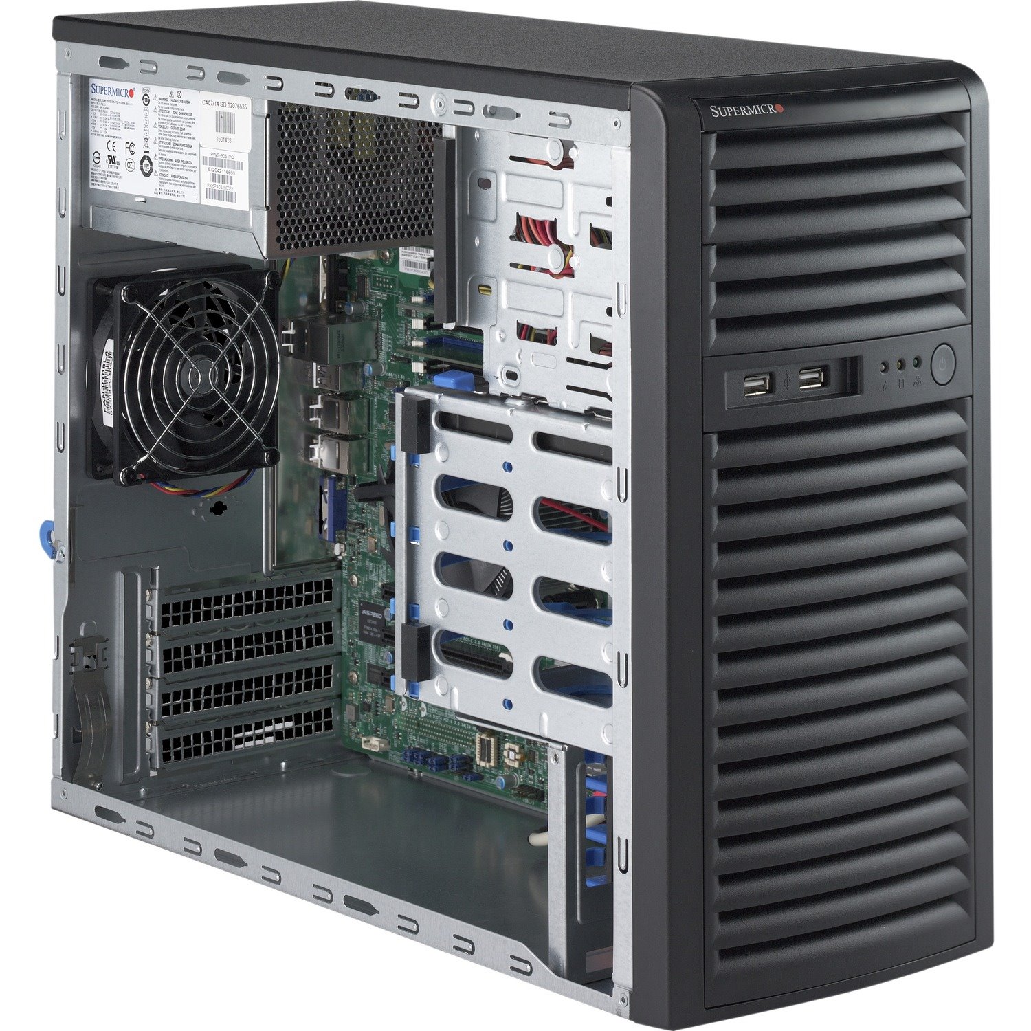 Supermicro SuperServer 5039D-i Server Barebone System - Mid-tower - Socket H4 LGA-1151 - 1 x Processor Support