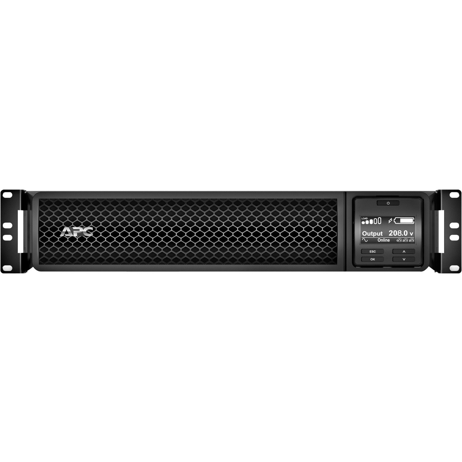 APC Smart-UPS On-Line, 3kVA, Rackmount 2U, 208V, 2x L6-20R+1x L6-30R NEMA outlets, SmartSlot, Extended runtime, W/ rail kit