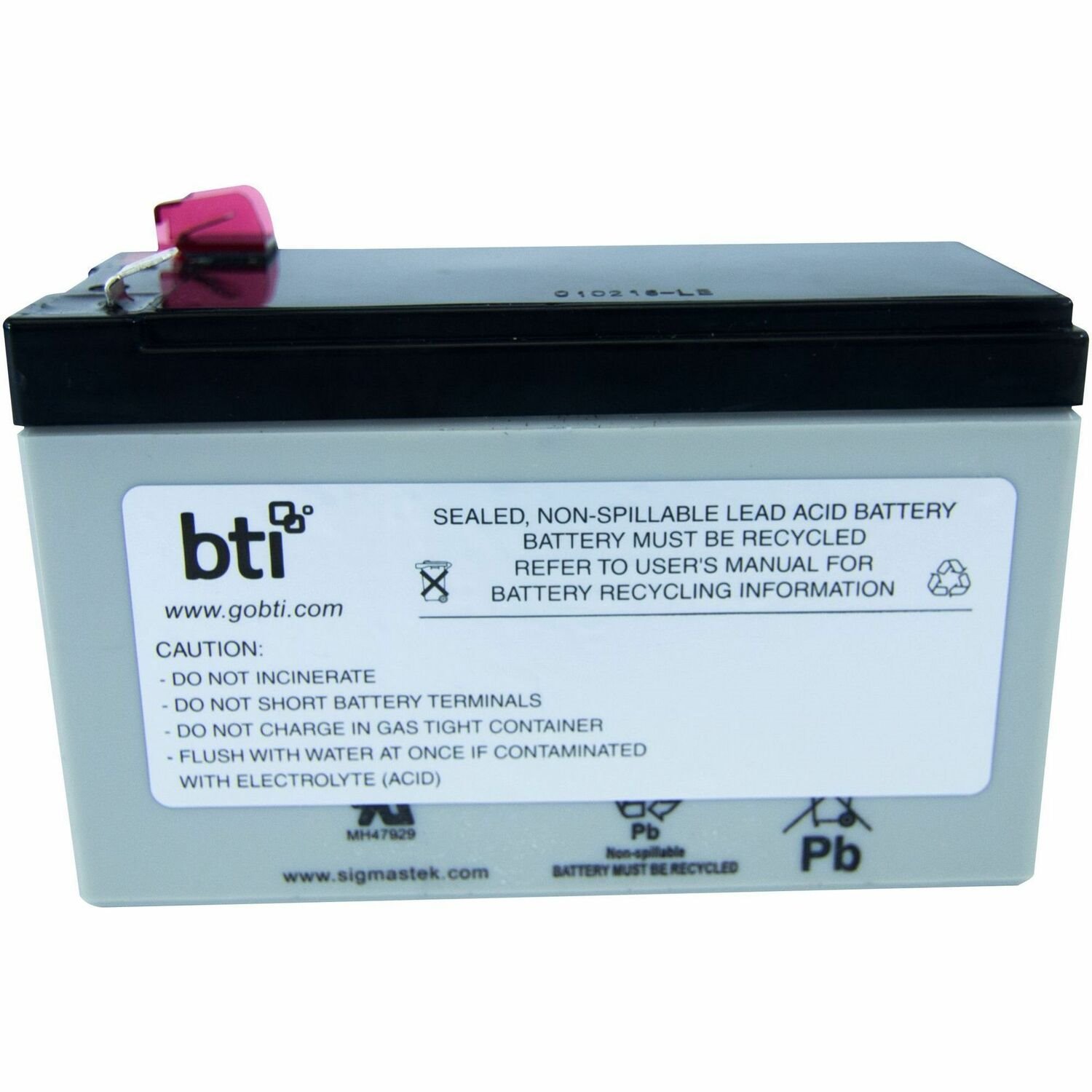 BTI APCRBC114-SLA114 SEALED LEAD ACID BATTERY FOR APC BACK-UPS BE450G, BACK-UPS BE450G-CN, BACK-UPS BE450G-LM, BACK-UPS BN4001, BACK-UPS PRO BR500CI-IN