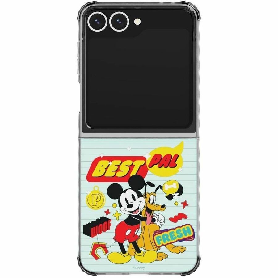 Samsung Case for Galaxy Z Flip7 FE, Galaxy Z Flip6 Smartphone - Mickey and Pluto Design - Mint
