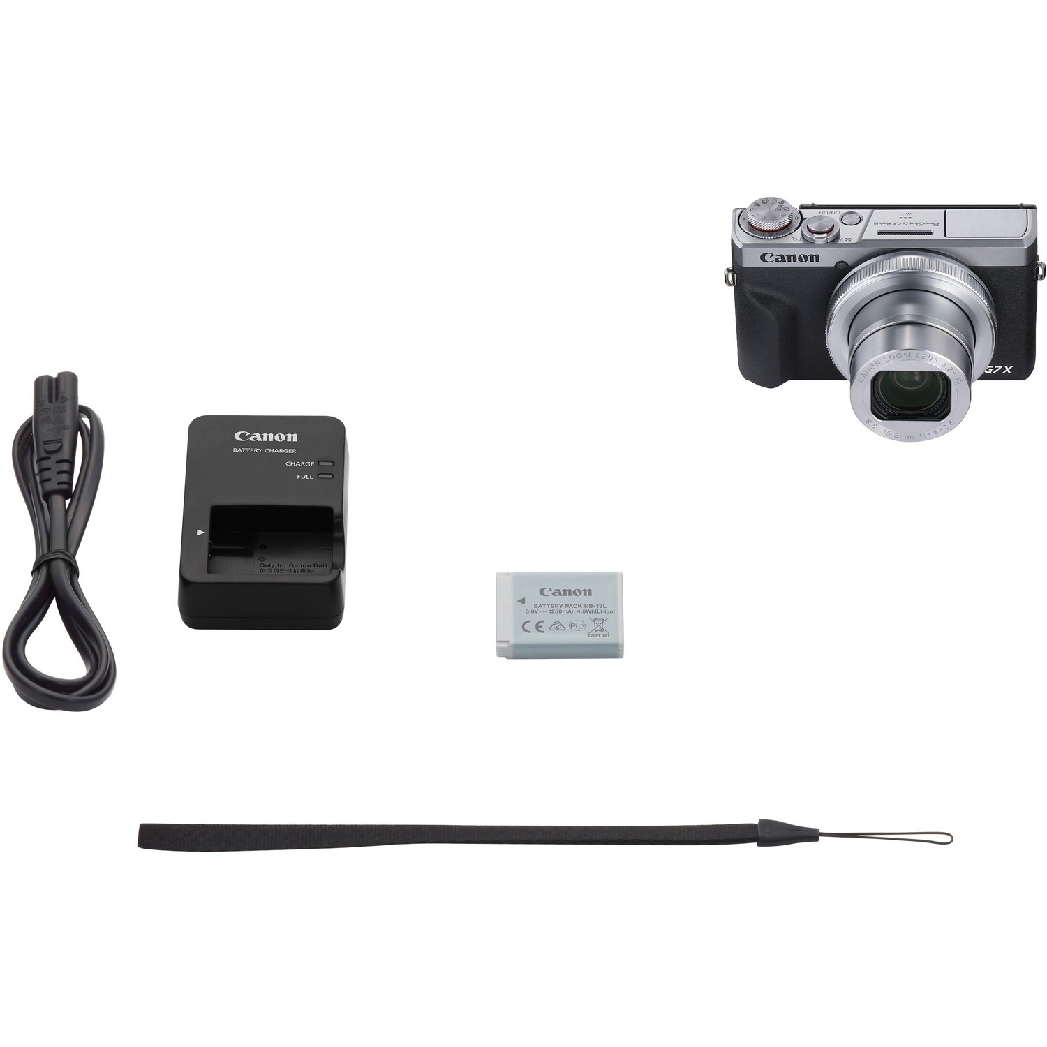 Canon PowerShot G7 X Mark III 20.1 Megapixel Compact Camera - Silver
