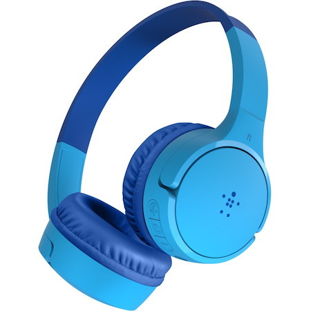 Belkin SOUNDFORM Mini Wired/Wireless On-ear, Over-the-head, Over-the-ear Stereo Headset - Blue