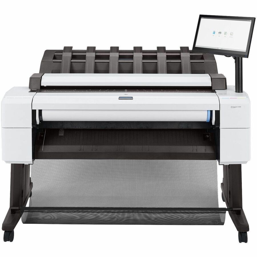 HP Designjet T2600 PostScript A0 Inkjet Large Format Printer - Includes Printer, Scanner, Copier, Cutter - 36" Print Width - Color