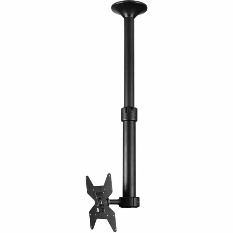 ATDEC DISPLAY CEILING MOUNT, UP TO 25KG, VESA UP TO 200x200, UP TO 0.9M LONG, BLACK