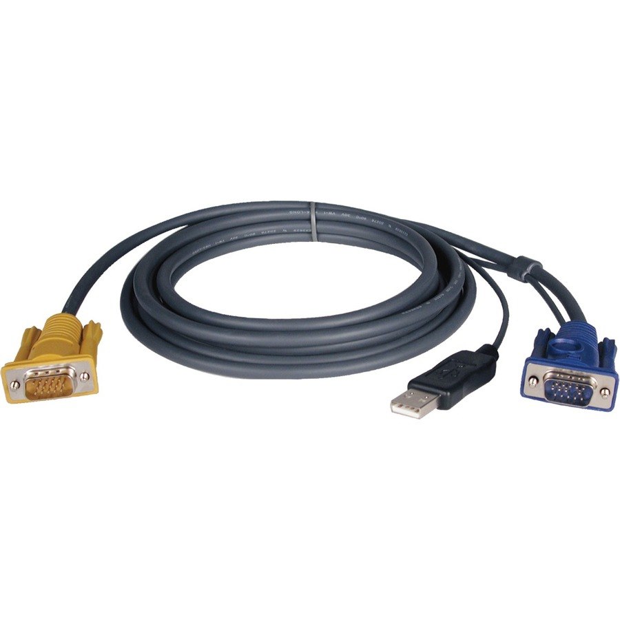 Eaton Tripp Lite Series USB (2-in-1) Cable Kit for NetDirector KVM Switch B020-Series and KVM B022-Series, 19 ft. (5.79 m)