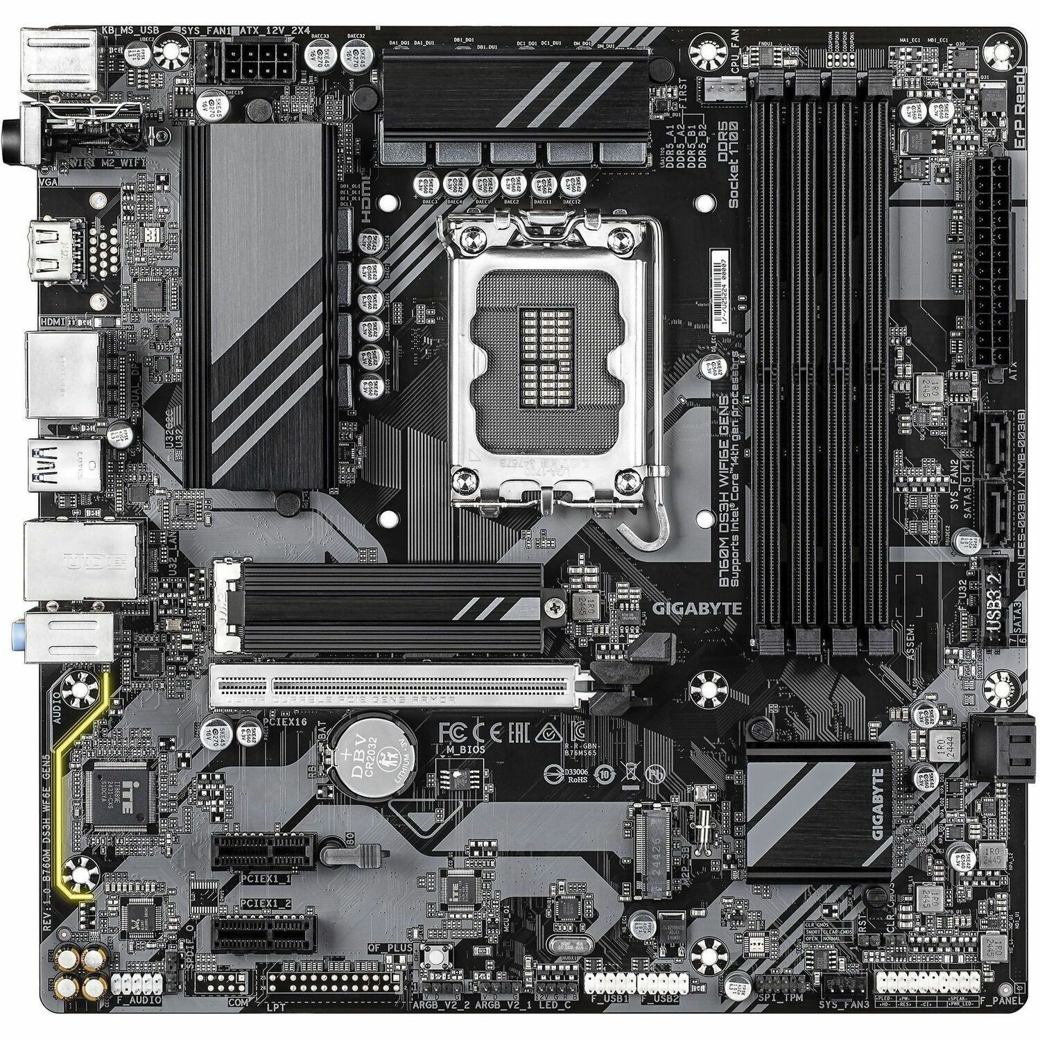 Gigabyte B760M DS3H Wifi6e Gen5