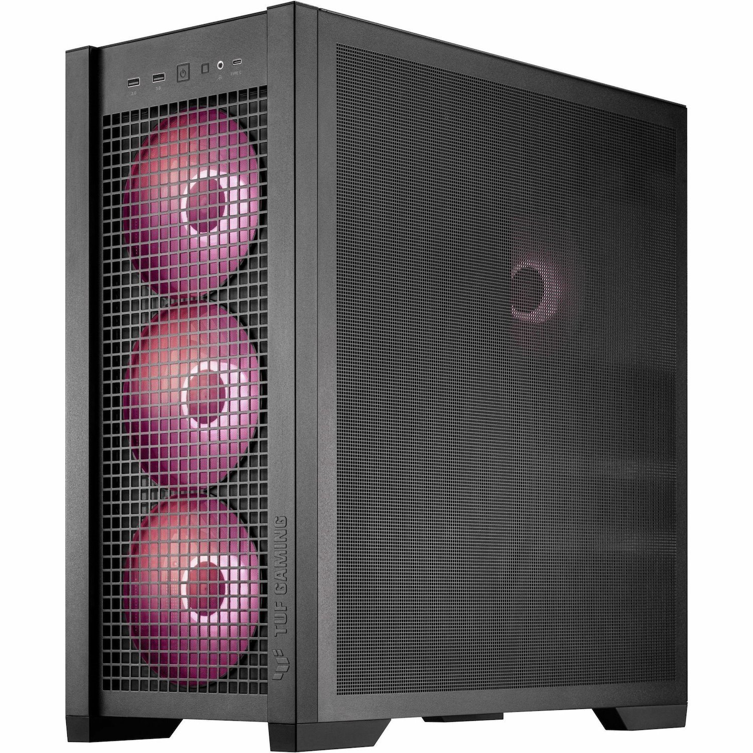 TUF Gaming GT302 ARGB Gaming Computer Case - EATX, ATX Motherboard Supported - Mid-tower - Tempered Glass, Mesh - Black