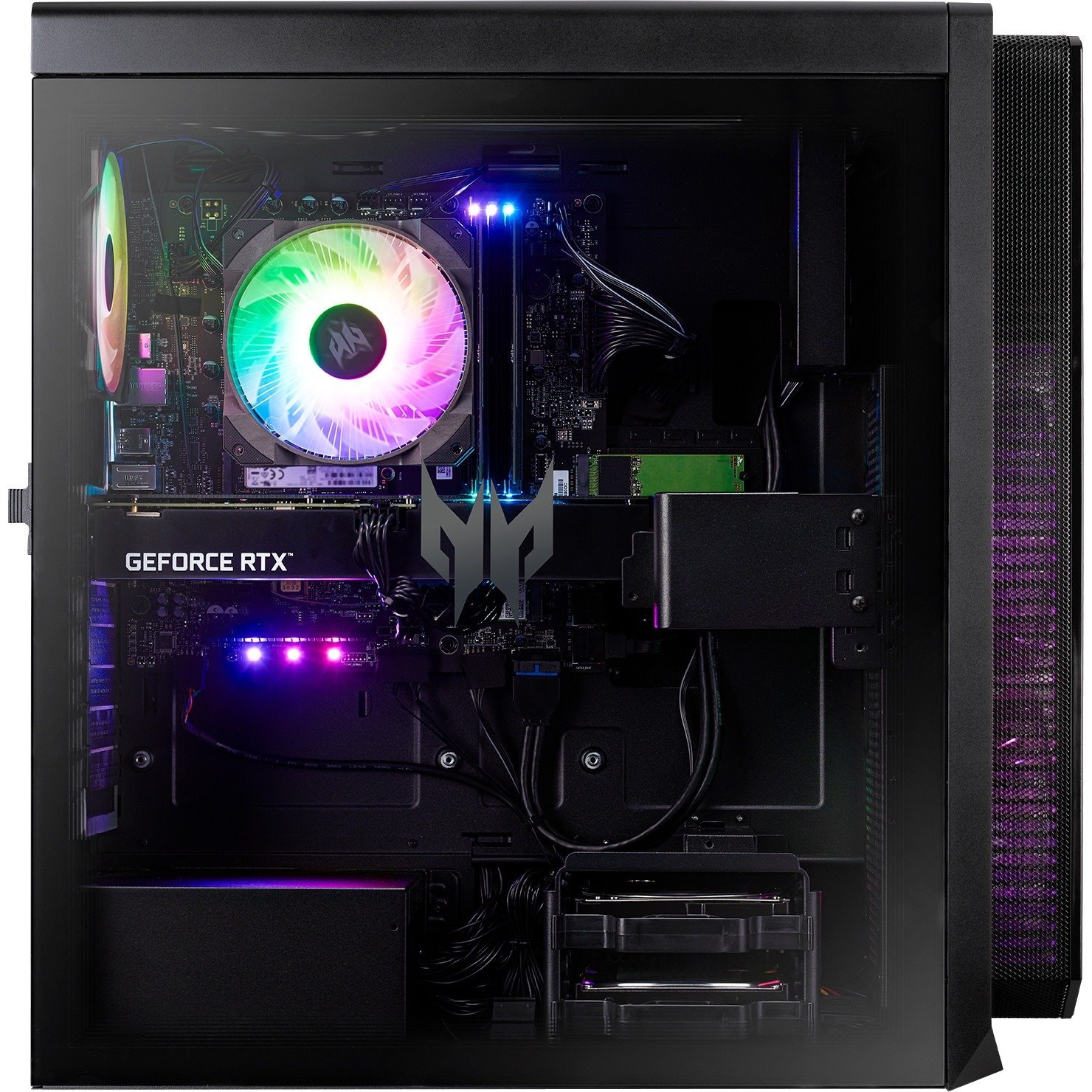 Acer Predator Orion 5000 PO5-640 PO5-64-UD11 Gaming Desktop Computer - Intel Core i7 12th Gen i7-12700 - 16 GB - 2 TB HDD - 1 TB SSD