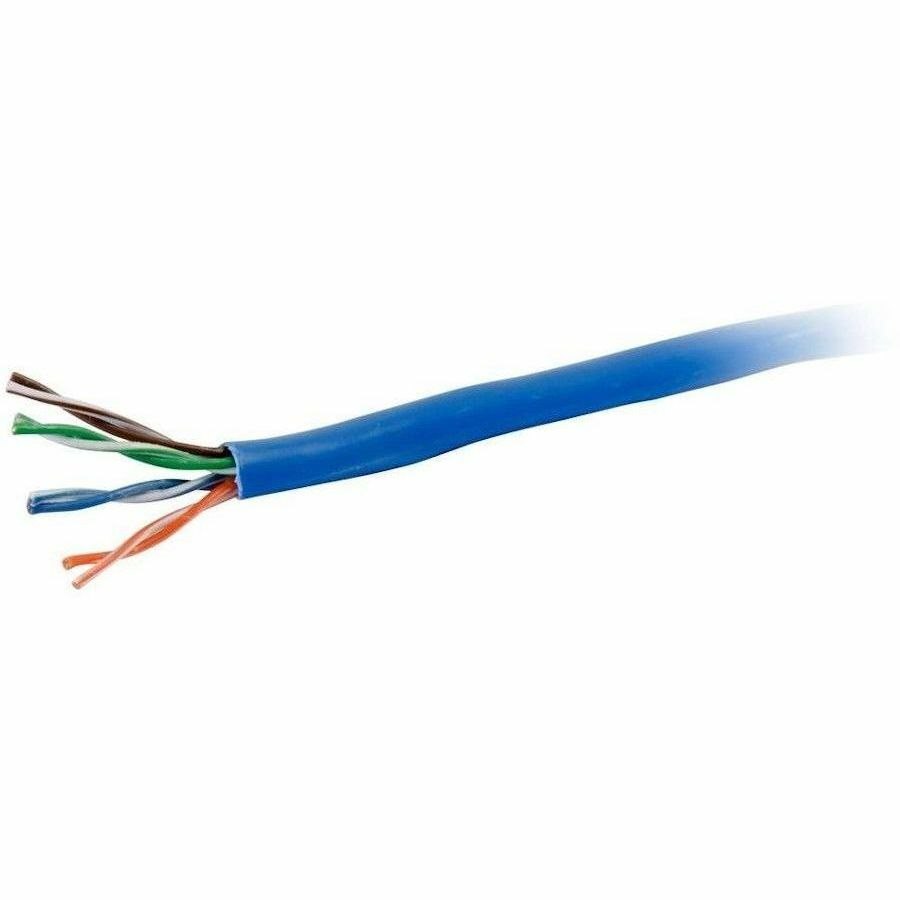 C2G 1000ft Cat6 Bulk Ethernet Cable - Riser CMR-Rated, UTP - Blue
