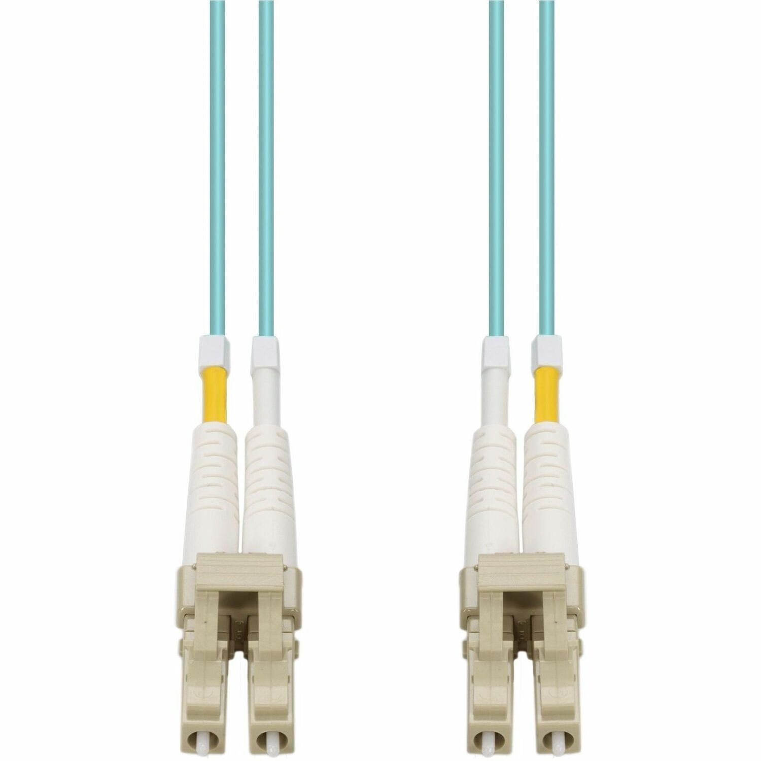 Proline 6m LC to LC Aqua OM3 Duplex OFNR (Riser-Rated) Fiber Patch Cable