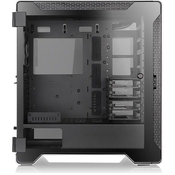 Thermaltake A500 Aluminum TG Computer Case - Mini ITX, Micro ATX, ATX Motherboard Supported - Mid-tower - SPCC, Aluminium - Black, Space Gray