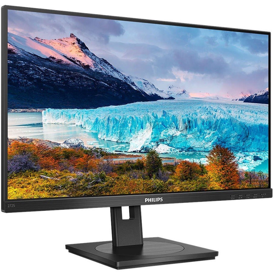 Philips 272S1AE 27" Class Full HD LCD Monitor - 16:9 - Textured Black