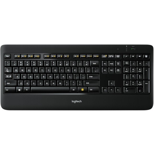 Logitech K800 Keyboard - Wireless Connectivity - USB 2.0 Interface