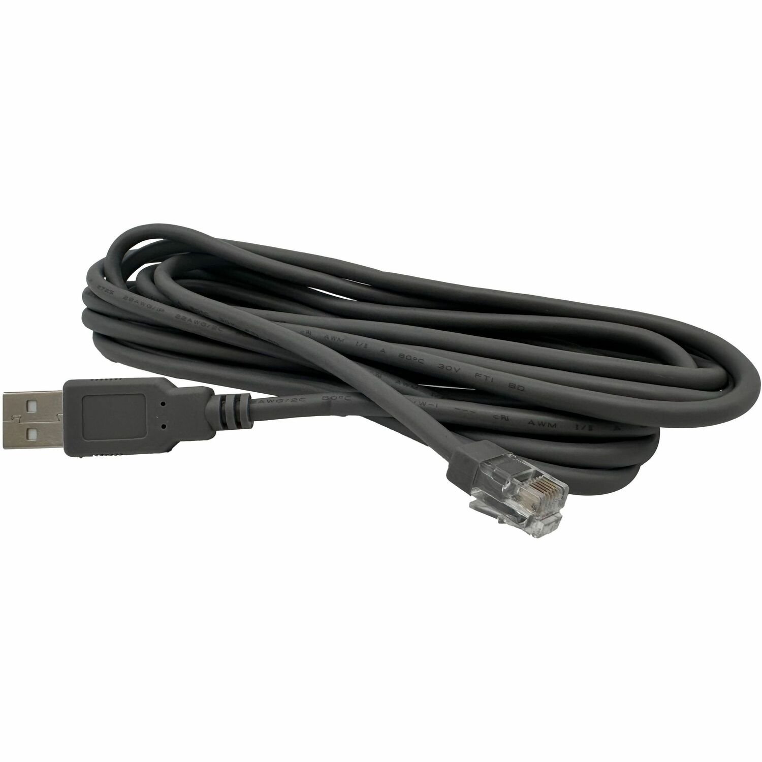 Logic Controls Cable, RJ11 To Usb, 9 FT, For KB9/KB17
