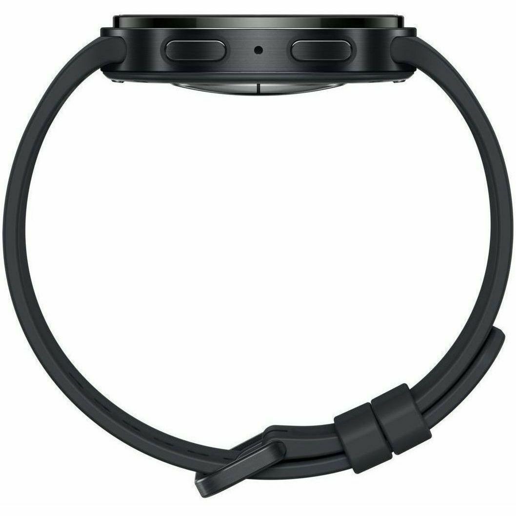 Samsung Galaxy Watch9 SM-L355F Smart Watch - 46 mm Case Height - 43.70 mm Case Width - Graphite Body Color - Black Band Color - Armor Aluminum Case Material - Wireless LAN - 4G - LTE, UMTS