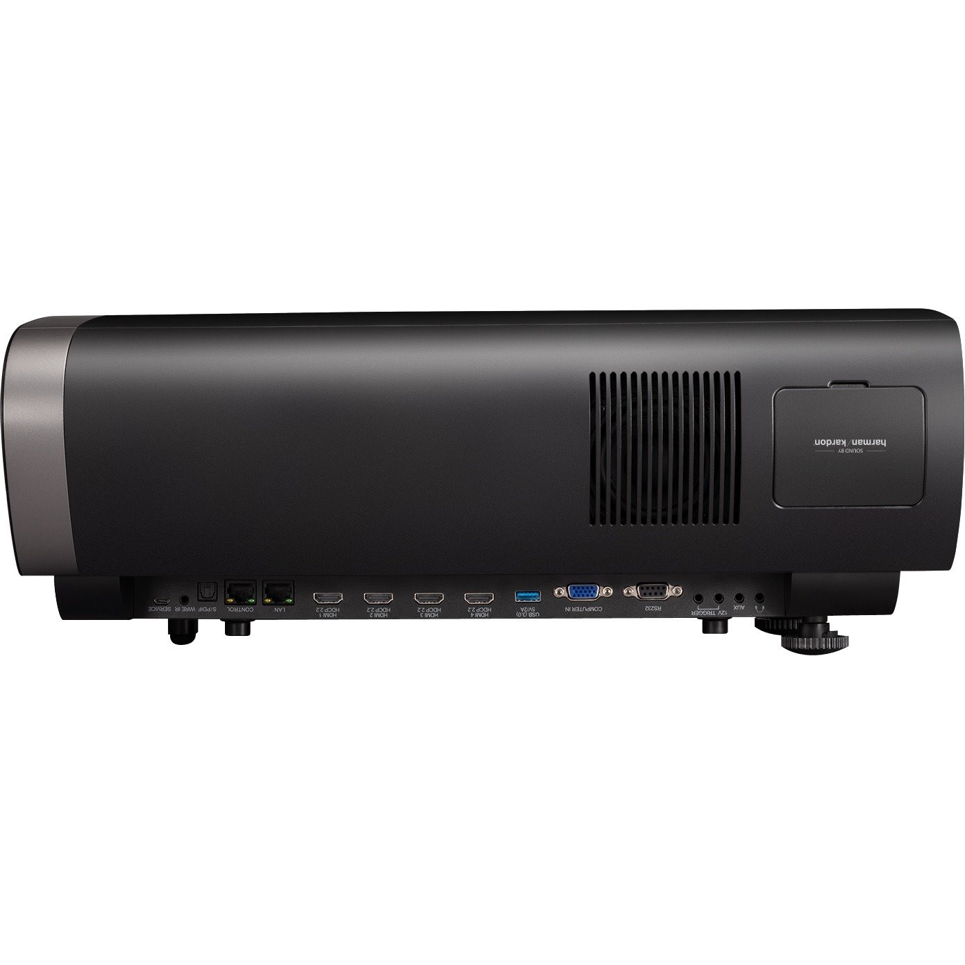 ViewSonic X100-4K True 4K UHD Projector with 1200 ANSI Lumens, Harman Kardon Speakers, HDMI, USB, 125% Rec 709, and Frame Interpolation Technology for Home Theater