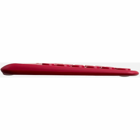Macally Mac Portable Keyboard with iPhone or iPad Holder (Viva Magenta)