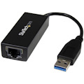 StarTech.com USB to Ethernet Adapter, USB 3.0 to 10/100/1000 Gigabit Ethernet LAN Adapter, USB to RJ45 Adapter, TAA Compliant