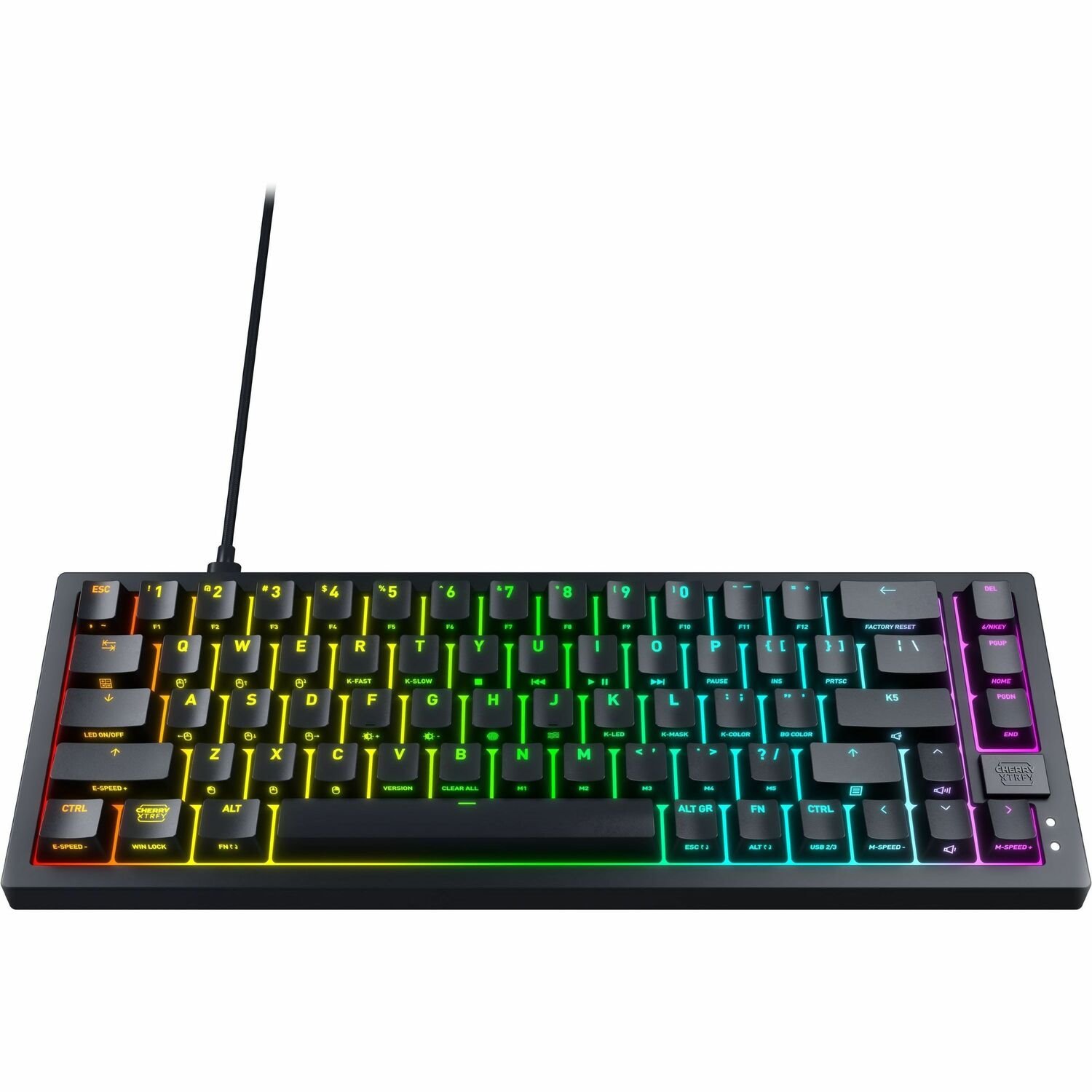 Cherry Compact Wired RGB Gaming Keyboard