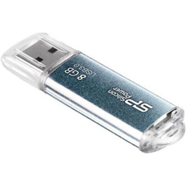 Silicon Power Marvel M01 8 GB USB 3.0 Flash Drive - Icy Blue
