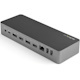 StarTech.com Universal Laptop Docking Station, Hybrid USB-C & USB-A Dock, Dual 4K DP & HDMI, 100W PD, Mac / Windows / Chrome OS, GbE