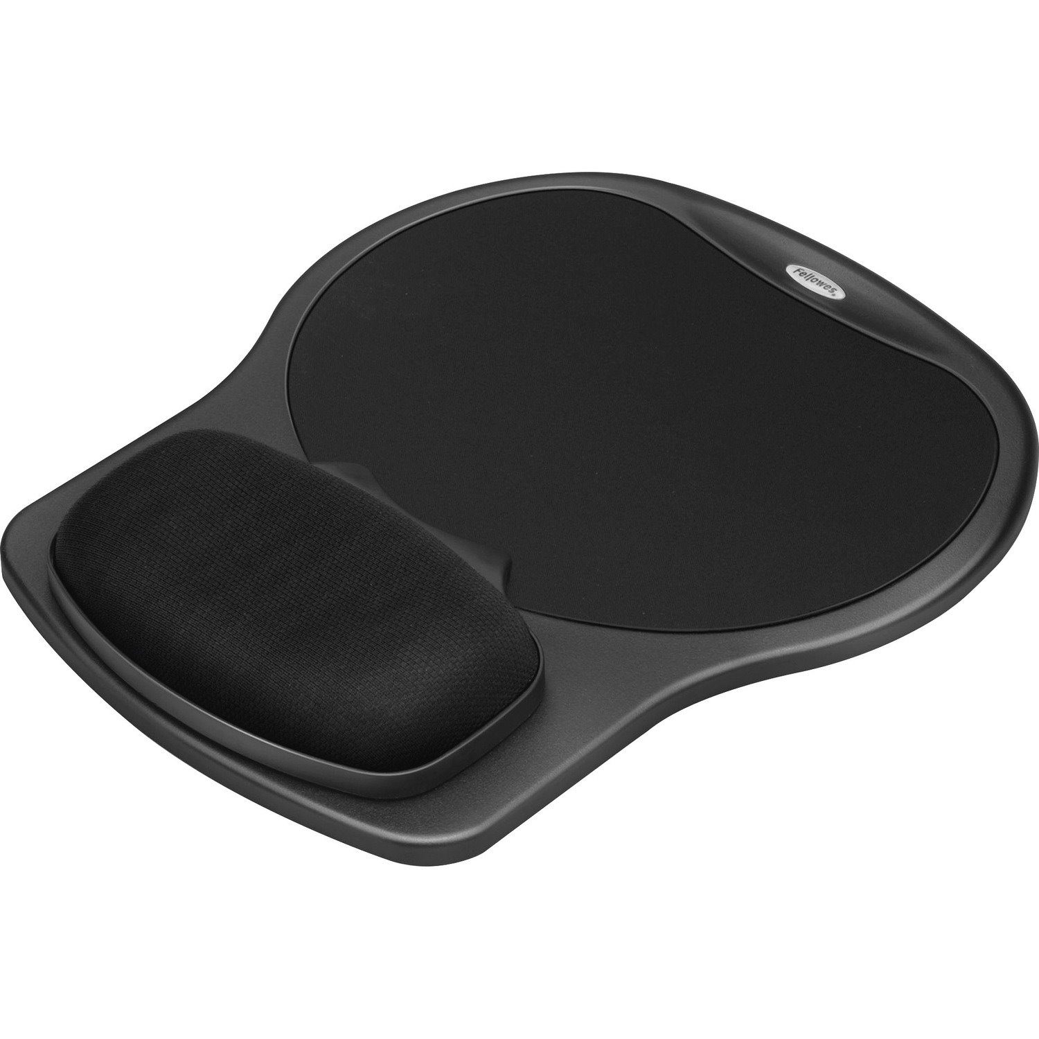 Fellowes&reg; Easy Glide Gel Mouse Pad Wrist Rest - Black (93730)