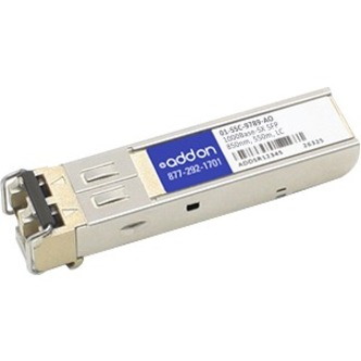 AddOn Sonicwall&reg; 01-SSC-9789 Compatible TAA 1000Base-SX SFP Transceiver (MMF, 850nm, 550m, LC, DOM)