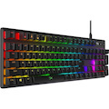 HyperX Alloy Origins Rugged Gaming Keyboard - Cable Connectivity - USB Type C Interface - RGB LED - English (US) - Black