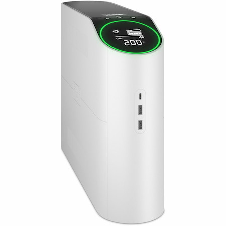 APC Back-UPS Pro for Gaming, 1500VA/900W, Tower, 120V, 10x NEMA 5-15R outlets, RGB Lights, Pure Sine Wave, Arctic (White)