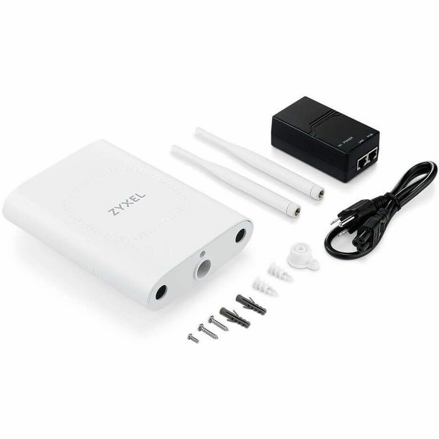 ZYXEL NebulaFlex NWA55BE Dual Band Wi-Fi 7 IEEE 802.11 a/b/g/n/ac/ax/be 5.10 Gbit/s Wireless Access Point - Outdoor - Yes