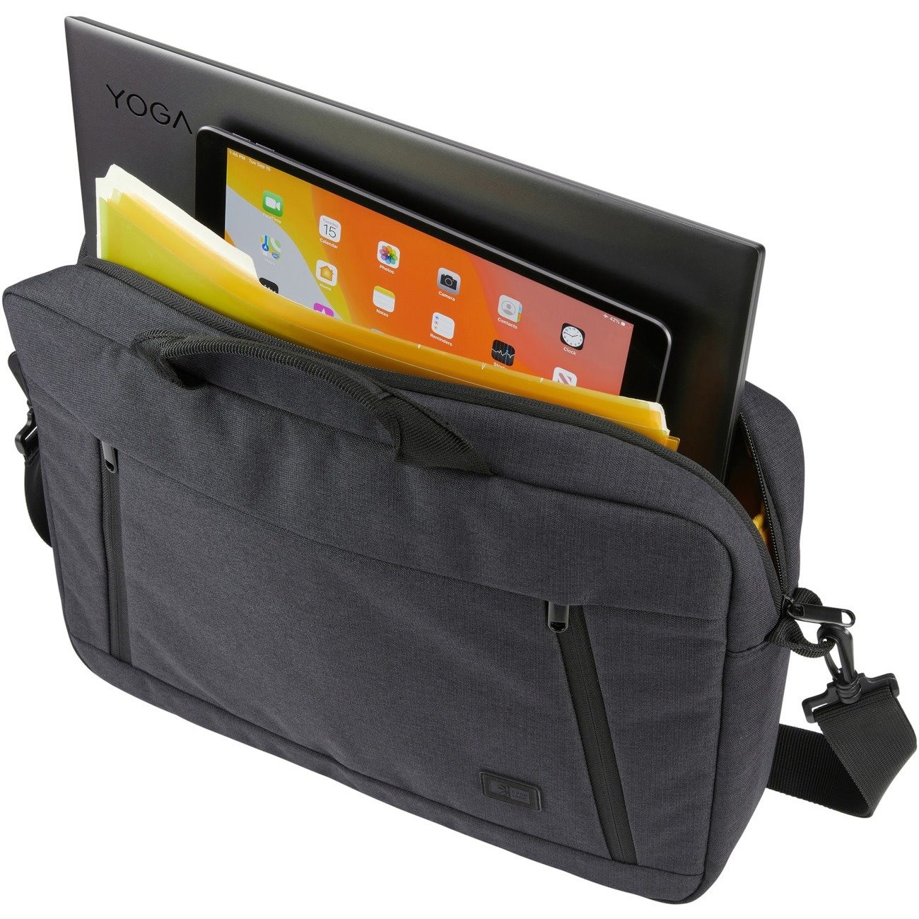 Case Logic Huxton HUXA-215 Carrying Case (Attach&eacute;) for 15.6" Notebook, Accessories, Tablet PC - Black