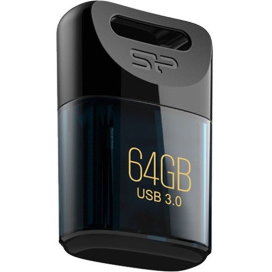 Silicon Power Jewel J06 64 GB USB 3.0 Flash Drive - Dark Blue