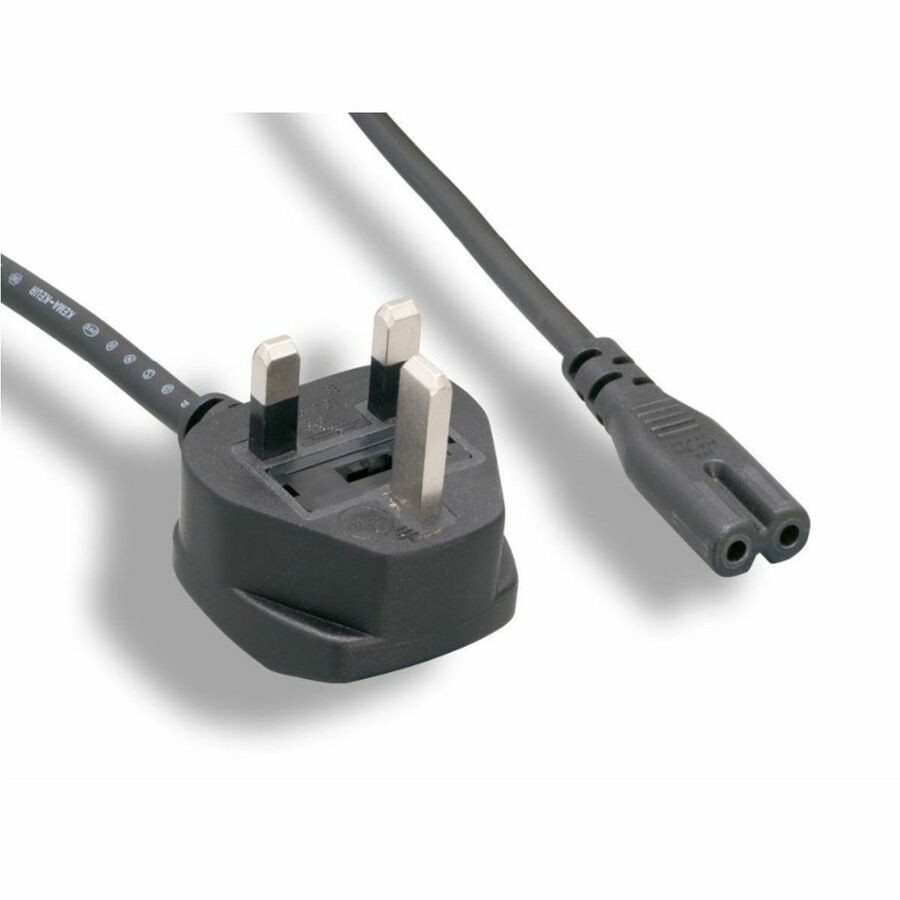 Monoprice Power Cord - BS 1363 (Uk) With 5A Fuse To Iec 60320 C7 (Non-Polarized)