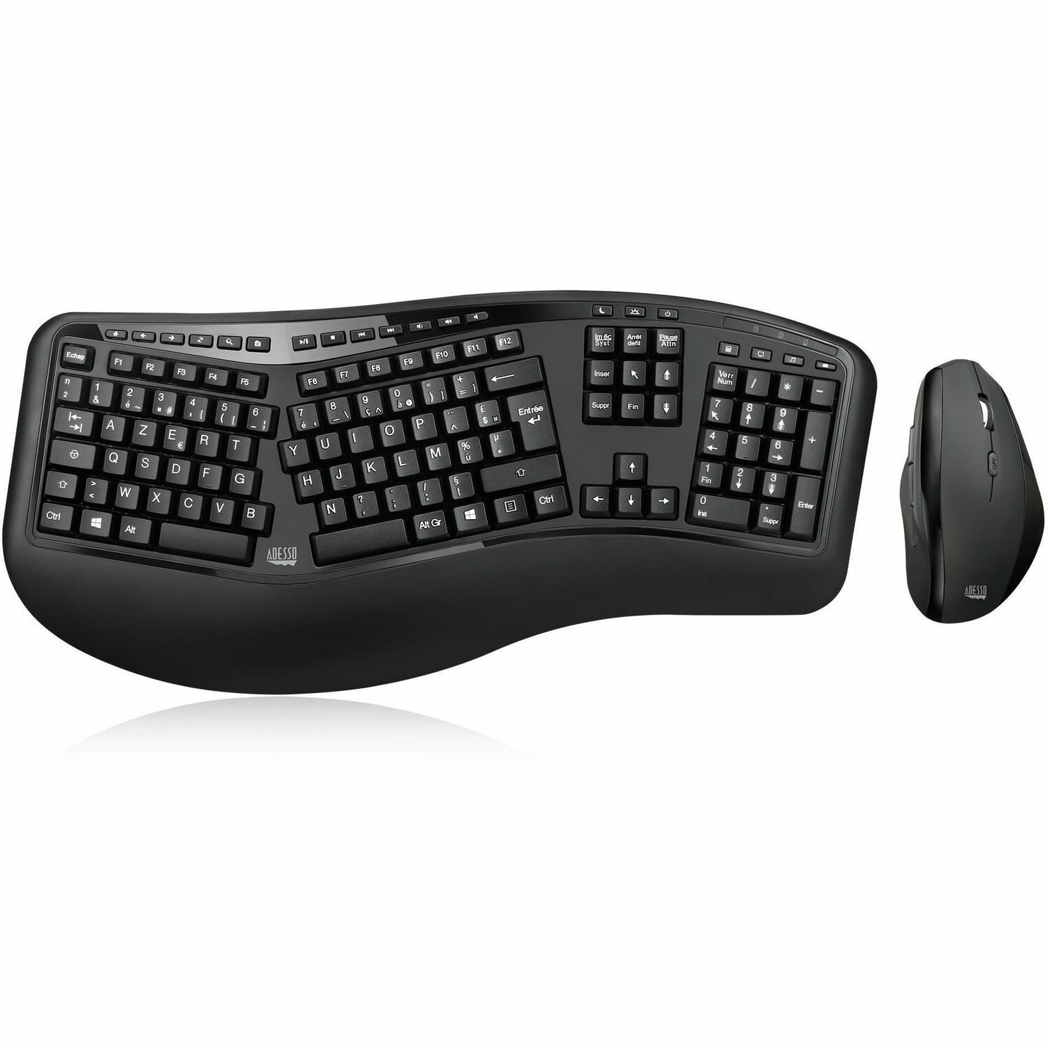 Adesso TruForm Media 1500CB-FR Keyboard & Mouse - French