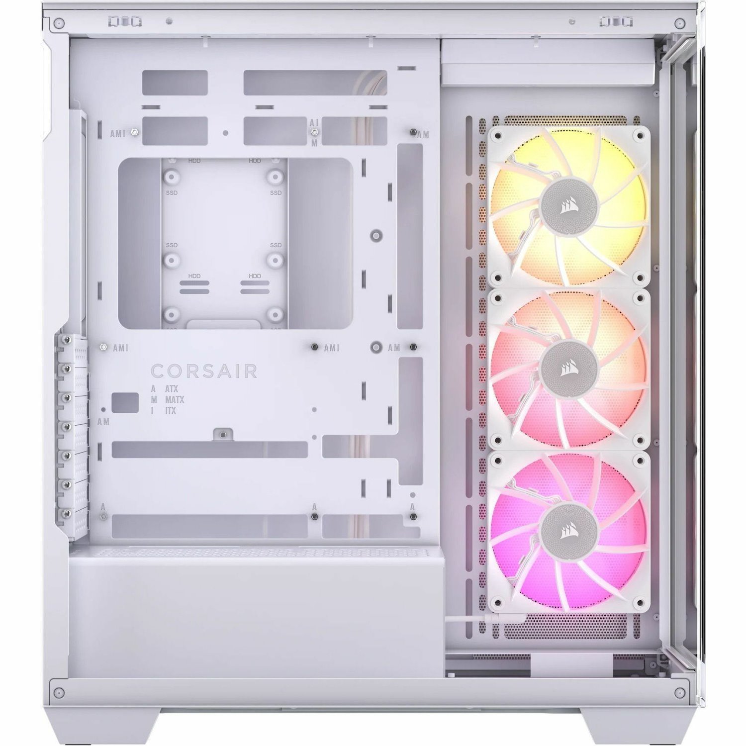 Corsair iCUE LINK 3500X RGB Mid-Tower PC Case - White