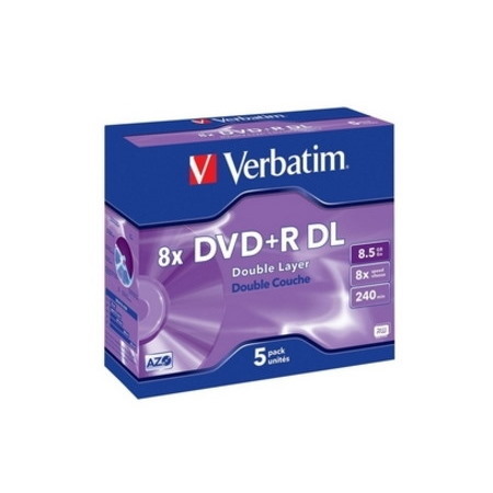 Verbatim 43541 DVD Recordable Media - DVD+R DL - 8x - 8.50 GB - 5