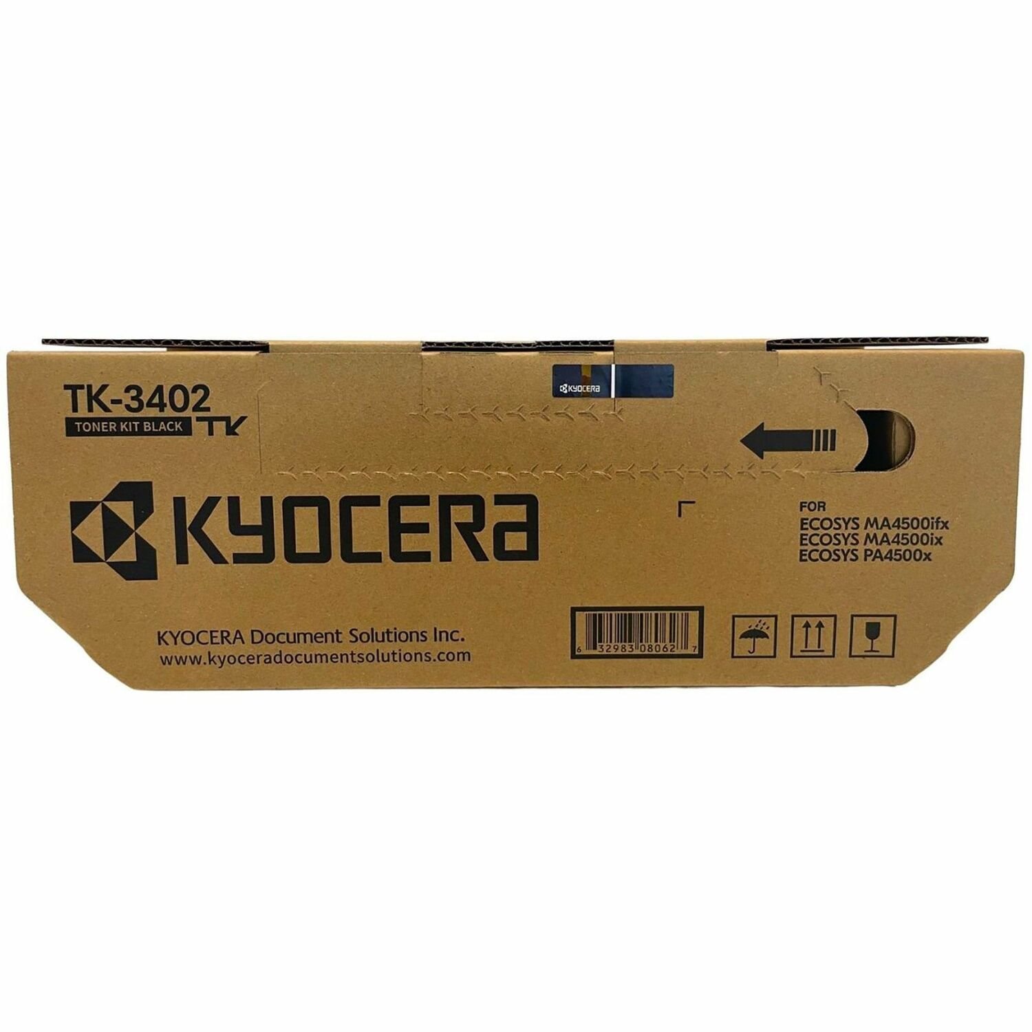 Kyocera TK-3402 Original Standard Yield Laser Toner Cartridge - Black - 1 Each