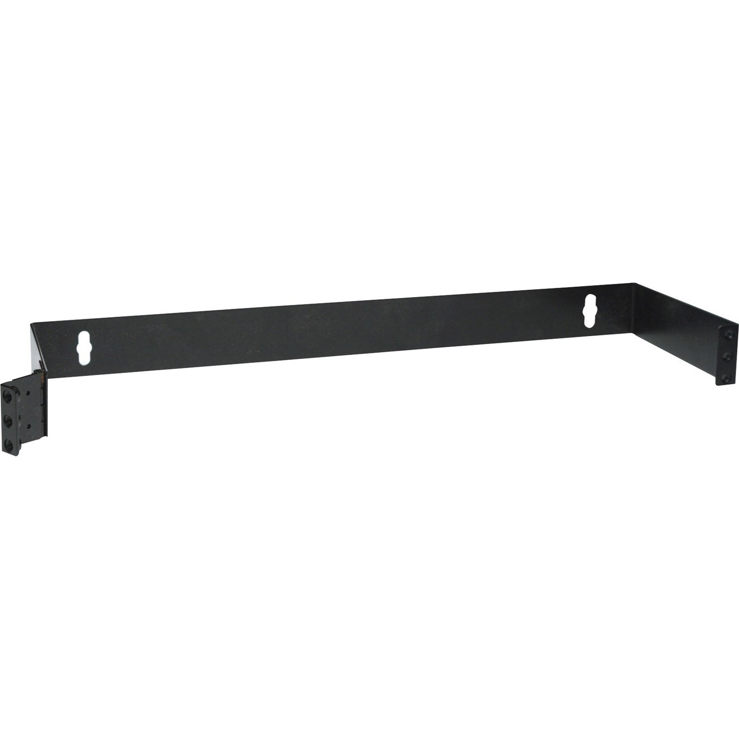 Intellinet Network Solutions 19 Inch Hinged Wall Bracket, 1U, 5 Inches Deep, Black