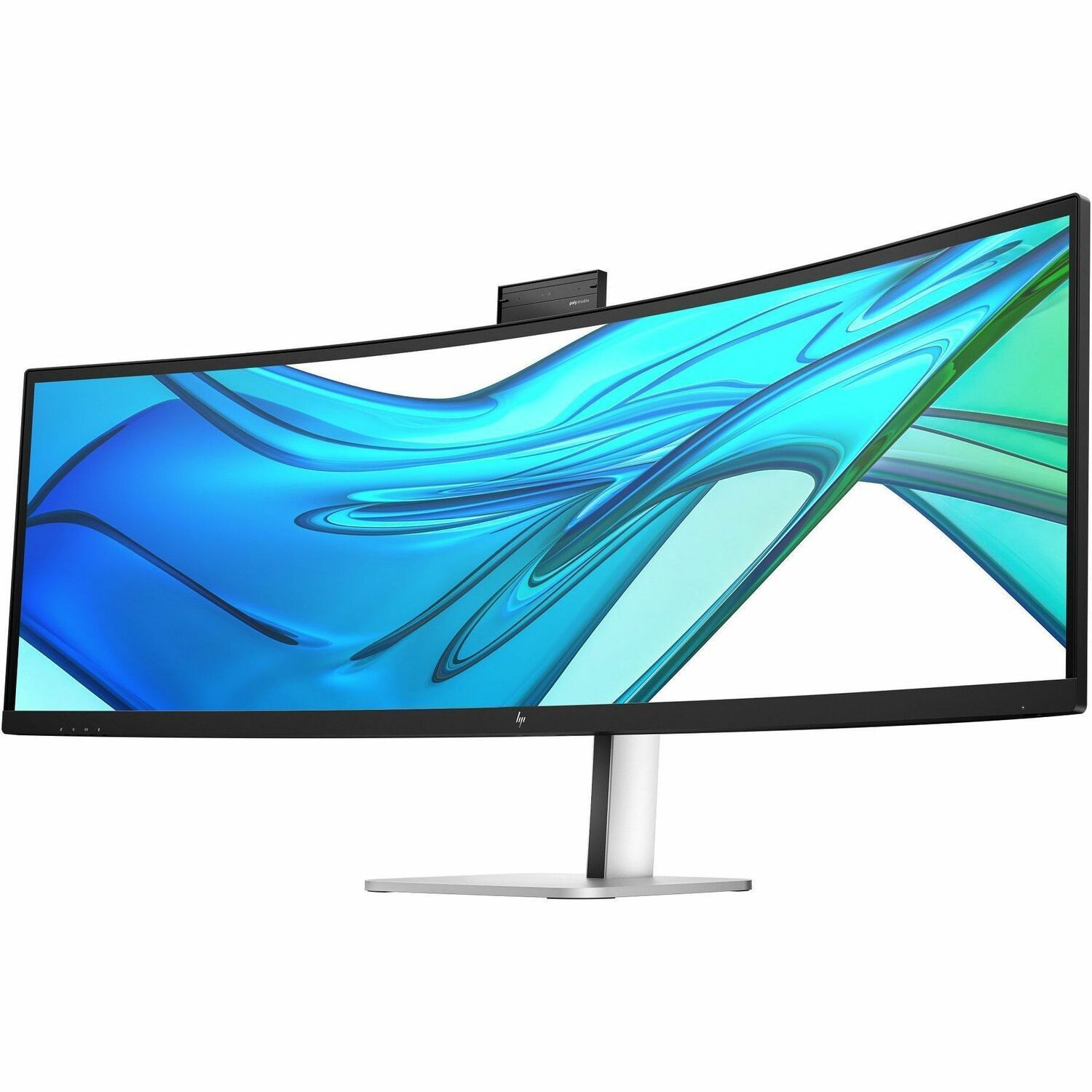 HP 549pm 49" Class Webcam Dual Quad HD (DQHD) Curved Screen LED Monitor - 32:9